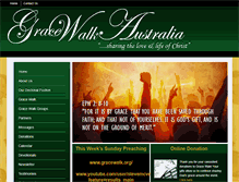 Tablet Screenshot of gracewalkaustralia.org